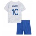 Cheap France Kylian Mbappe #10 Away Football Kit Children World Cup 2022 Short Sleeve (+ pants)